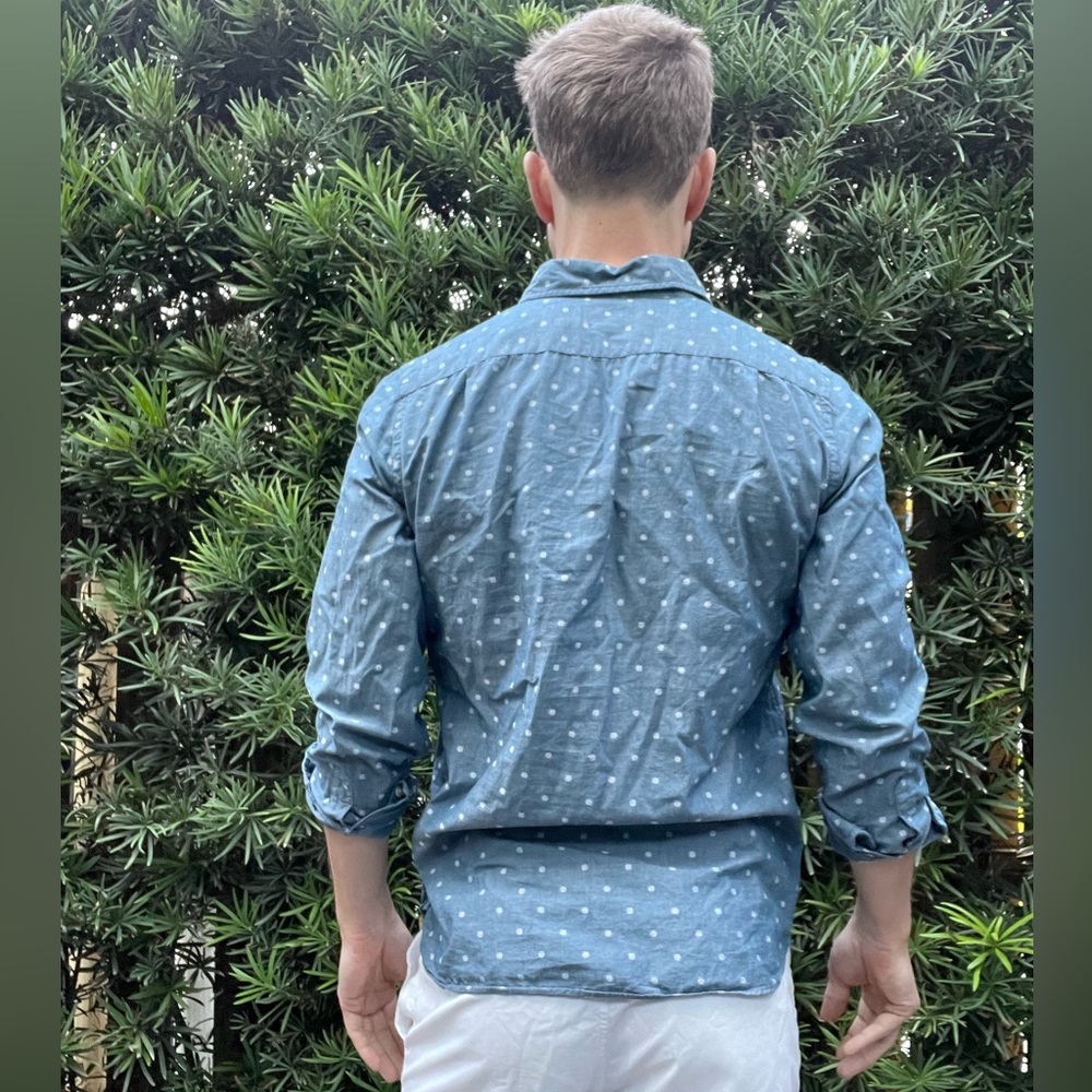 Jack Spade Chambray Printed Button Down Shirt - image 2